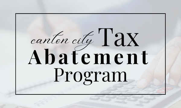 Canton City Tax Abatement Program
