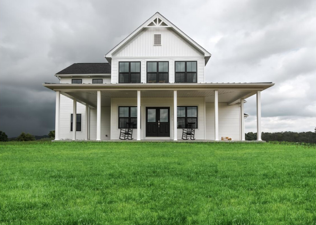 Ardbeg Traditional Farmhouse Home by PH Design, custom construction home builders in Canton, OH