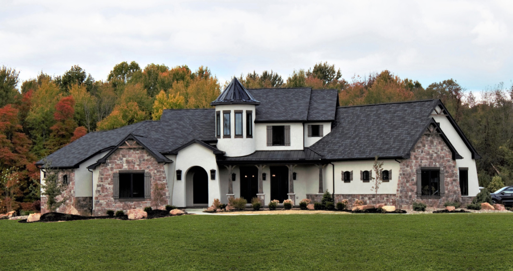 Woodford, tudor style home by PH Design, custom construction home builders in Canton, OH