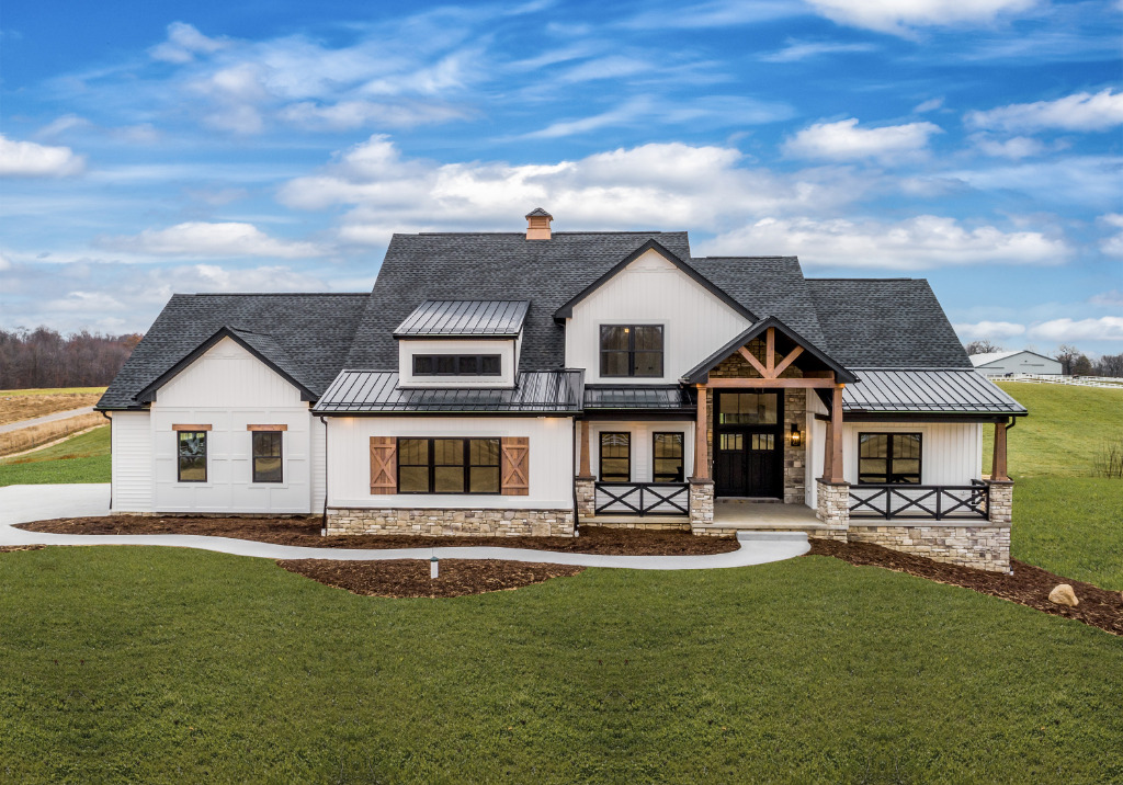 Modern Farmhouse Homes by PH Design, custom construction home builders in Canton, OH