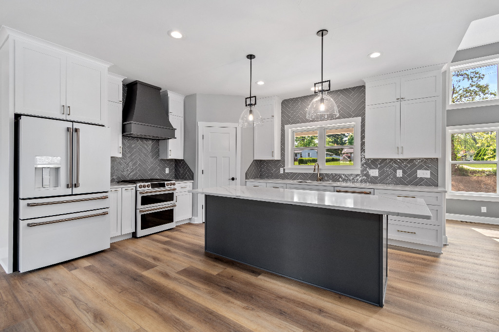 Lowland-Talisker kitchen, two story custom home floor plan by PH Design, builders in Northeast Ohio