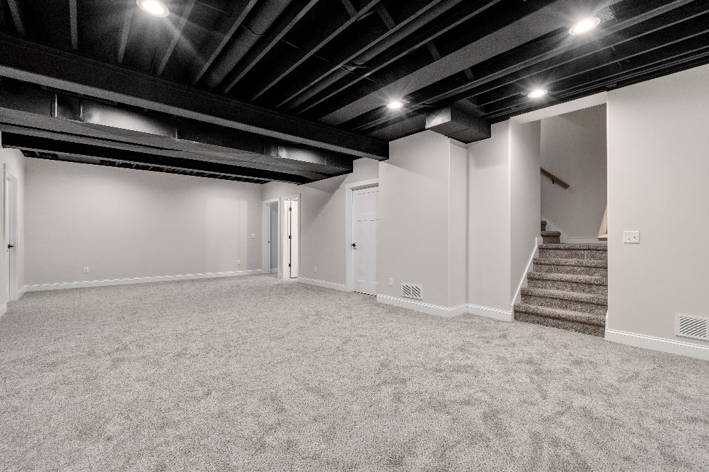 Lowland-Talisker basement, two story custom home floor plan by PH Design, builders in Northeast Ohio