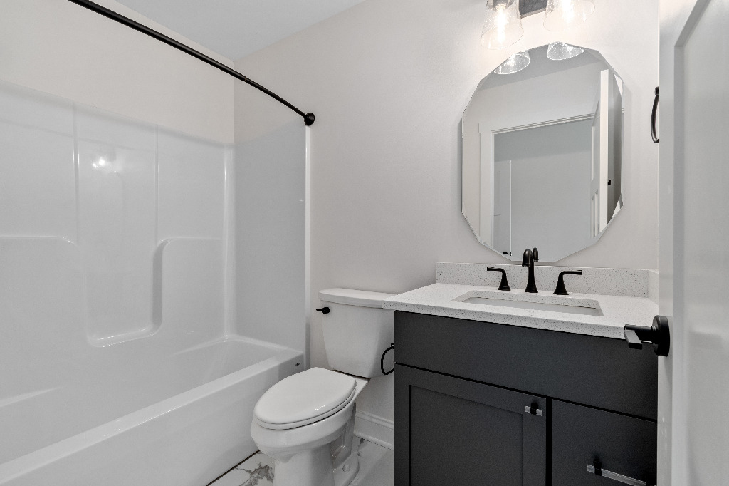 Lowland-Talisker bathroom, two story custom home floor plan by PH Design, builders in Northeast Ohio